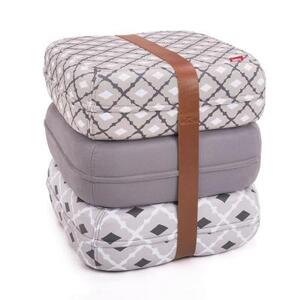 Пуф складной Baboesjka Eusebio Cinza