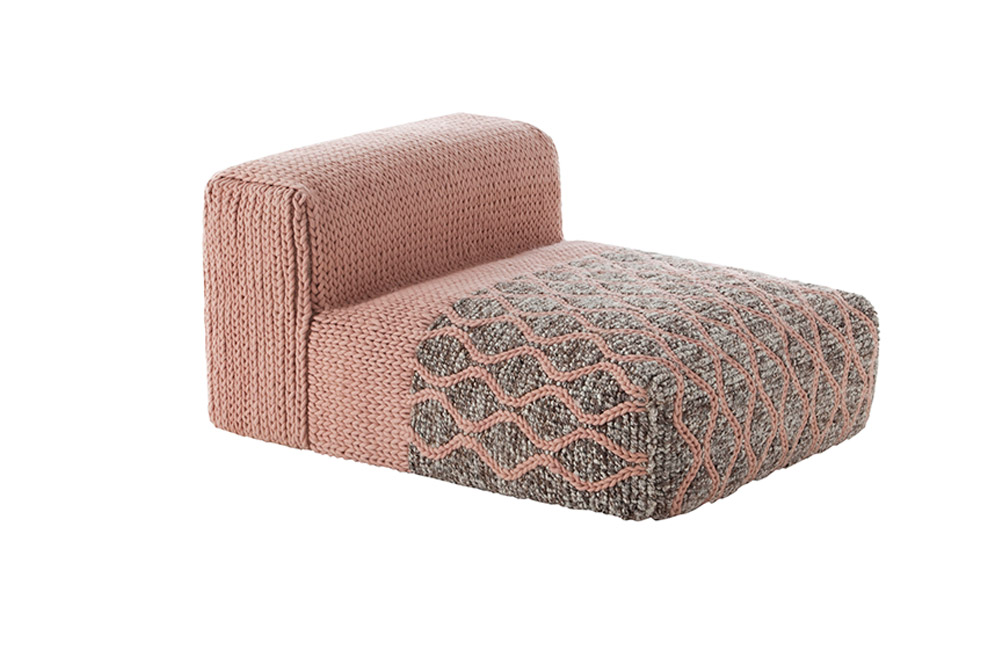 070842 Пуф модульный Rhombus Pink GAN Mangas Space  - Вид №1