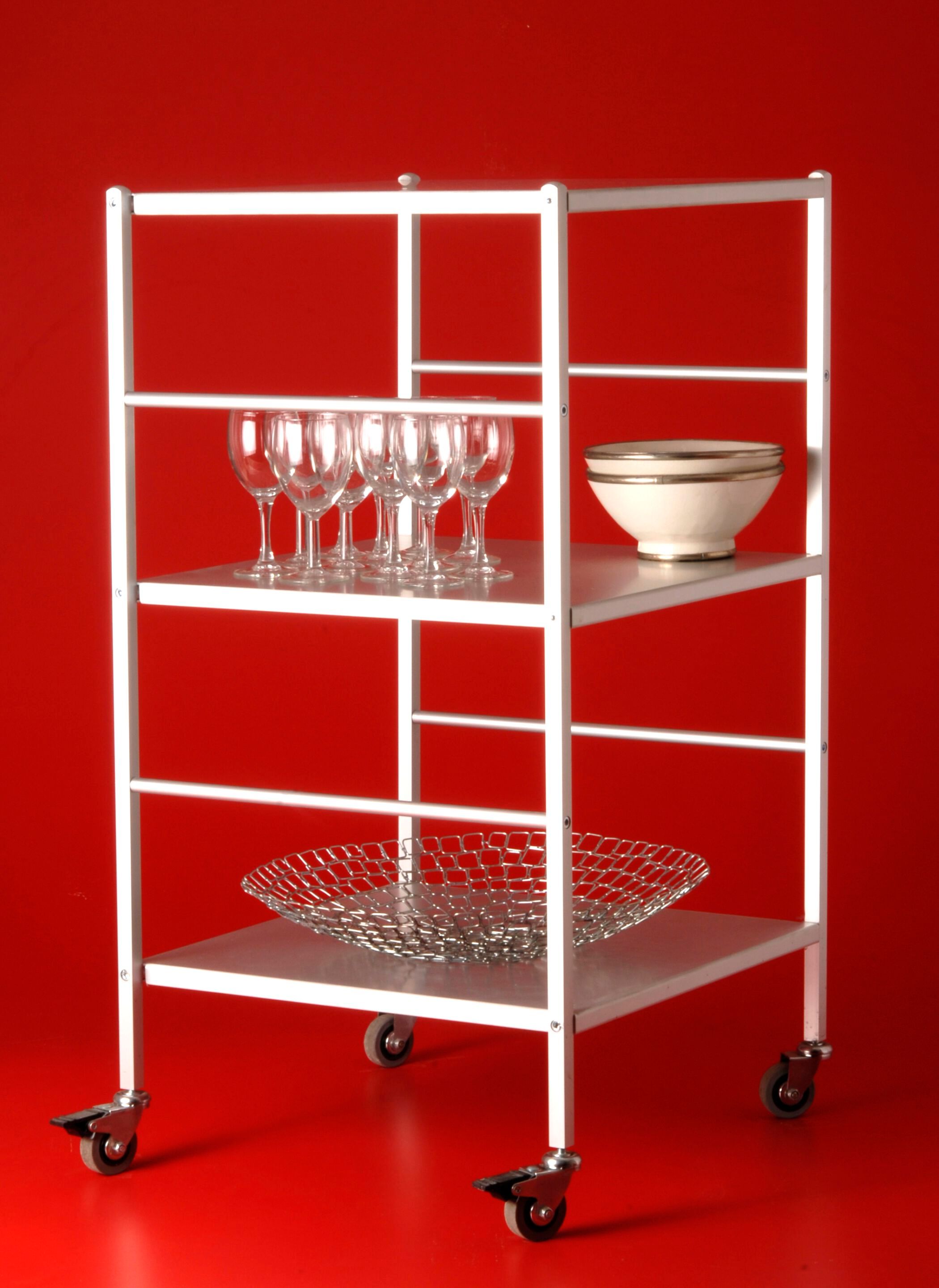 Алюминиевая тележка для еды KRIPTONITE CARRELLO ARCH-00130089 - Вид №3