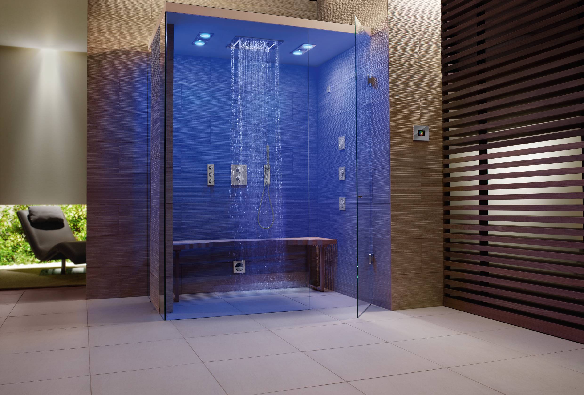 Держатель настенный для ручного душа GROHE Grohtherm F с подключением для душевого шланга, хром (27621000) - Вид №4