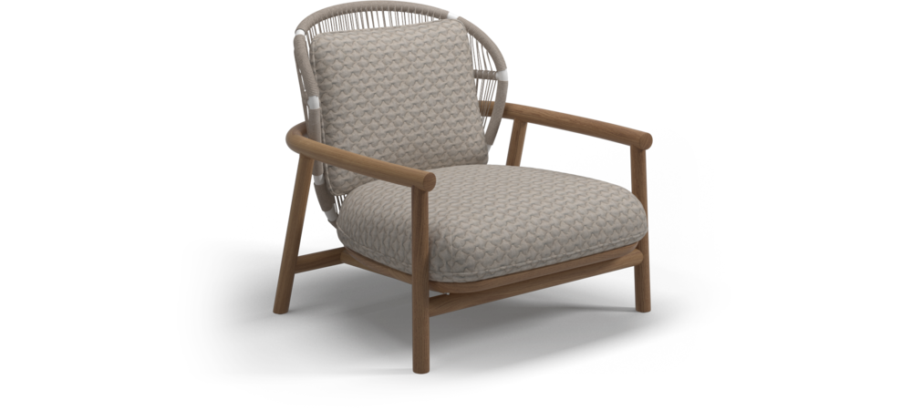 Fern Low Back Lounge Chair  Gloster Сидение Fern