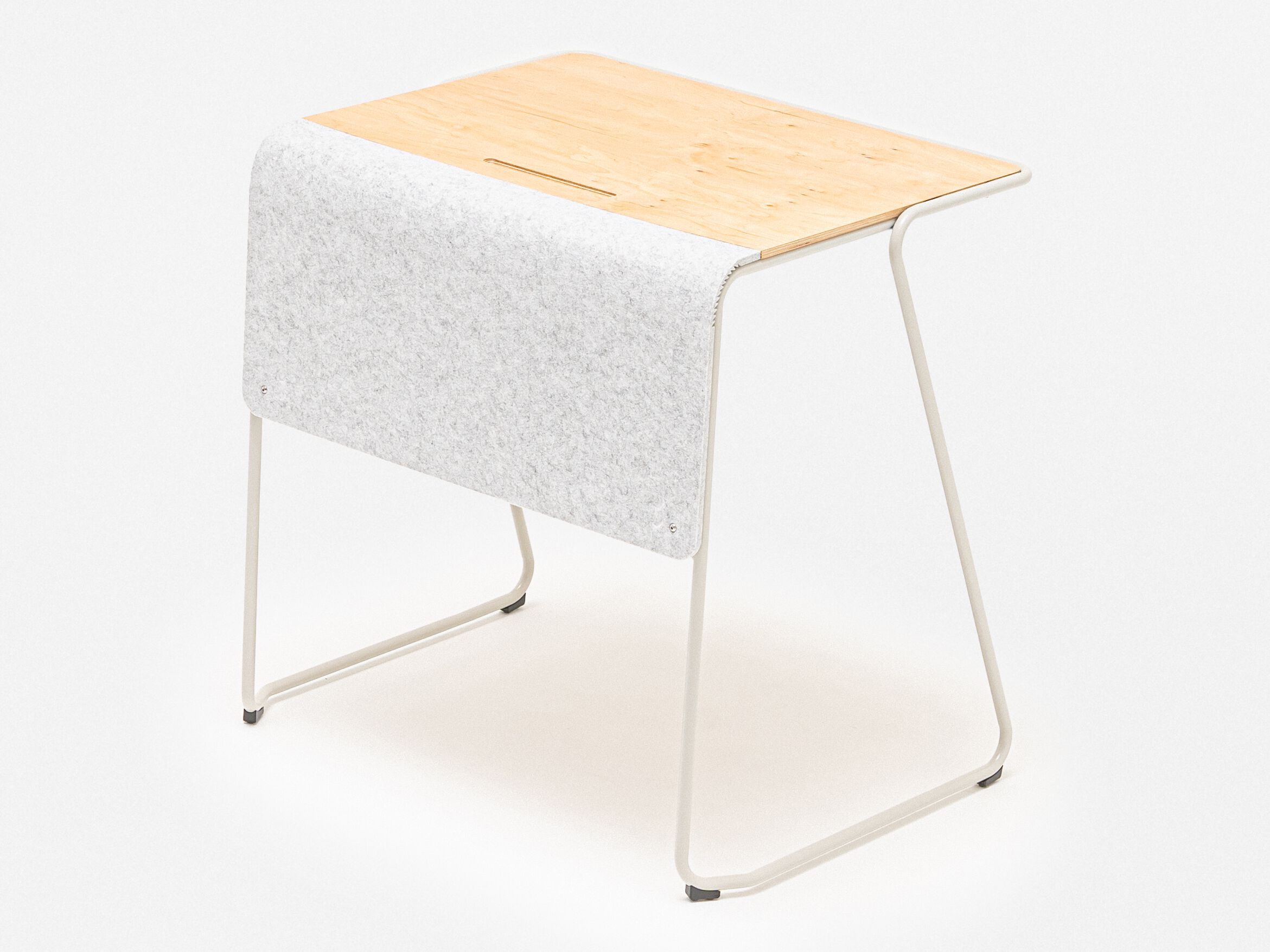 Прямоугольный стол из стали и дерева MDD LOOP ARCH-00008239