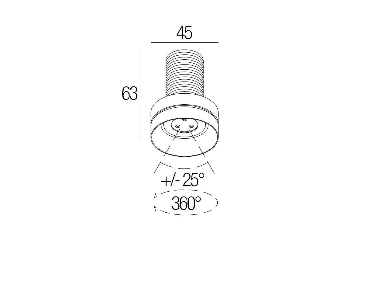 Утопленный светодиодный прожектор Flexalighting ZERO MOVE 6 ARCH-00141531 - Вид №2