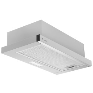 1091948 Вытяжка телескопическая LEX HUBBLE 600 серебристый/серебристый