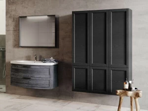 Mobiltesino Тумба под умывальник из ясеня с зеркалом Estra