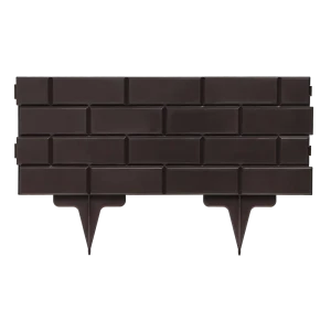 Бордюр Протэкт СОК-19 К h19 l250 см пластик коричневый