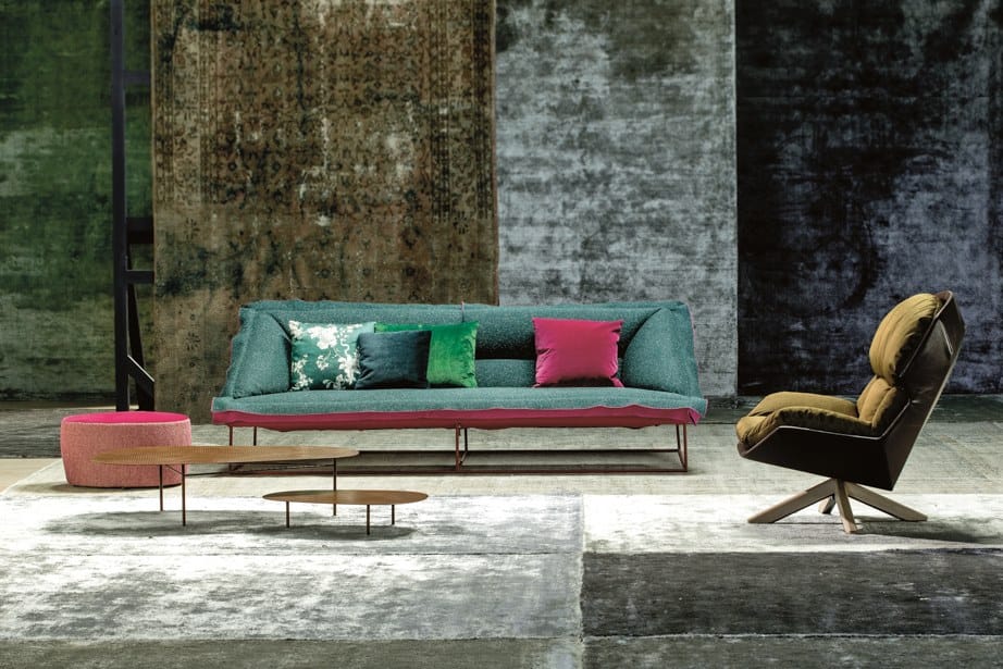 Тканевое вращающееся кресло MOROSO ARCH-00008984 - Вид №4