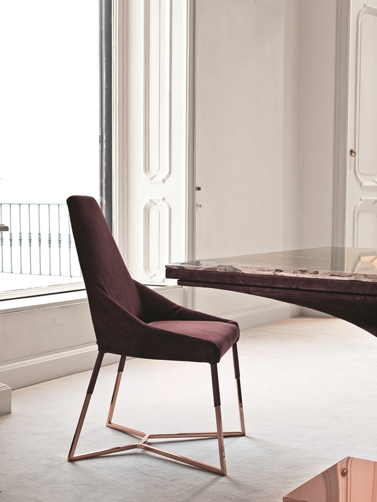 Кожаный мягкий стул Longhi Loveluxe ARCH-00136559 - Вид №2