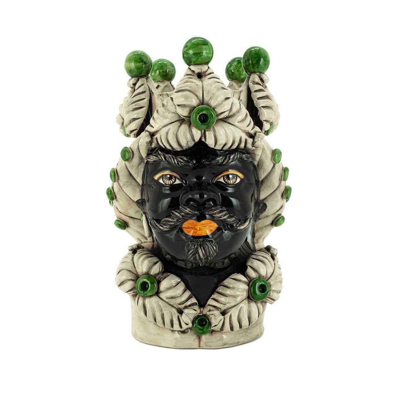 200944-86 ABHIKA ВАЗА MORO MAN EVE DARK GREEN  - Вид №4