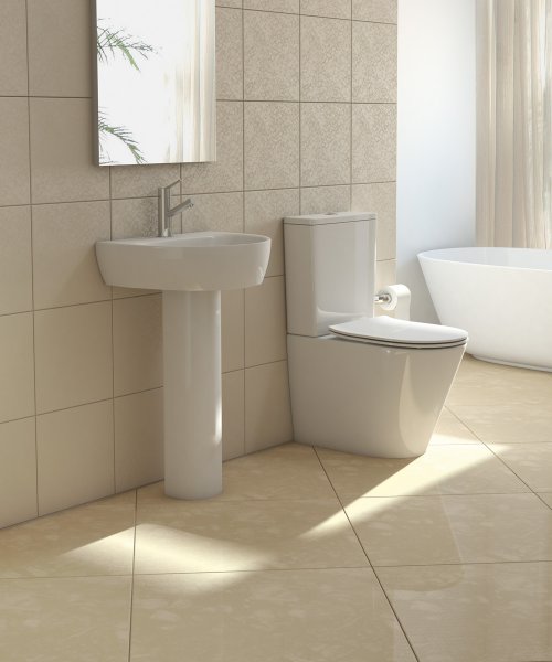 Раковина BelBagno FLAY с полупьедесталом Полупьедестал для раковины овальная BELBAGNO Fly - Вид №1