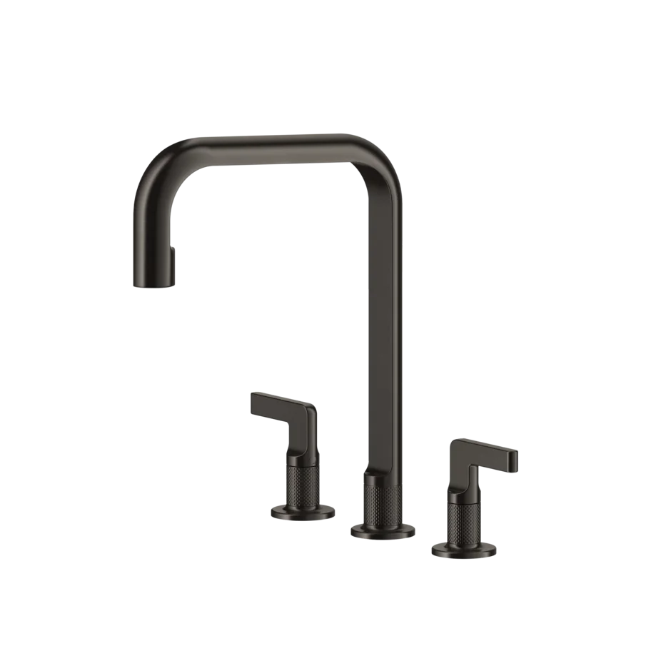 Смеситель для раковины 58701 707 Gessi Inciso ЧЕРНЫЙ МЕТАЛЛ BR. PVD 58701707