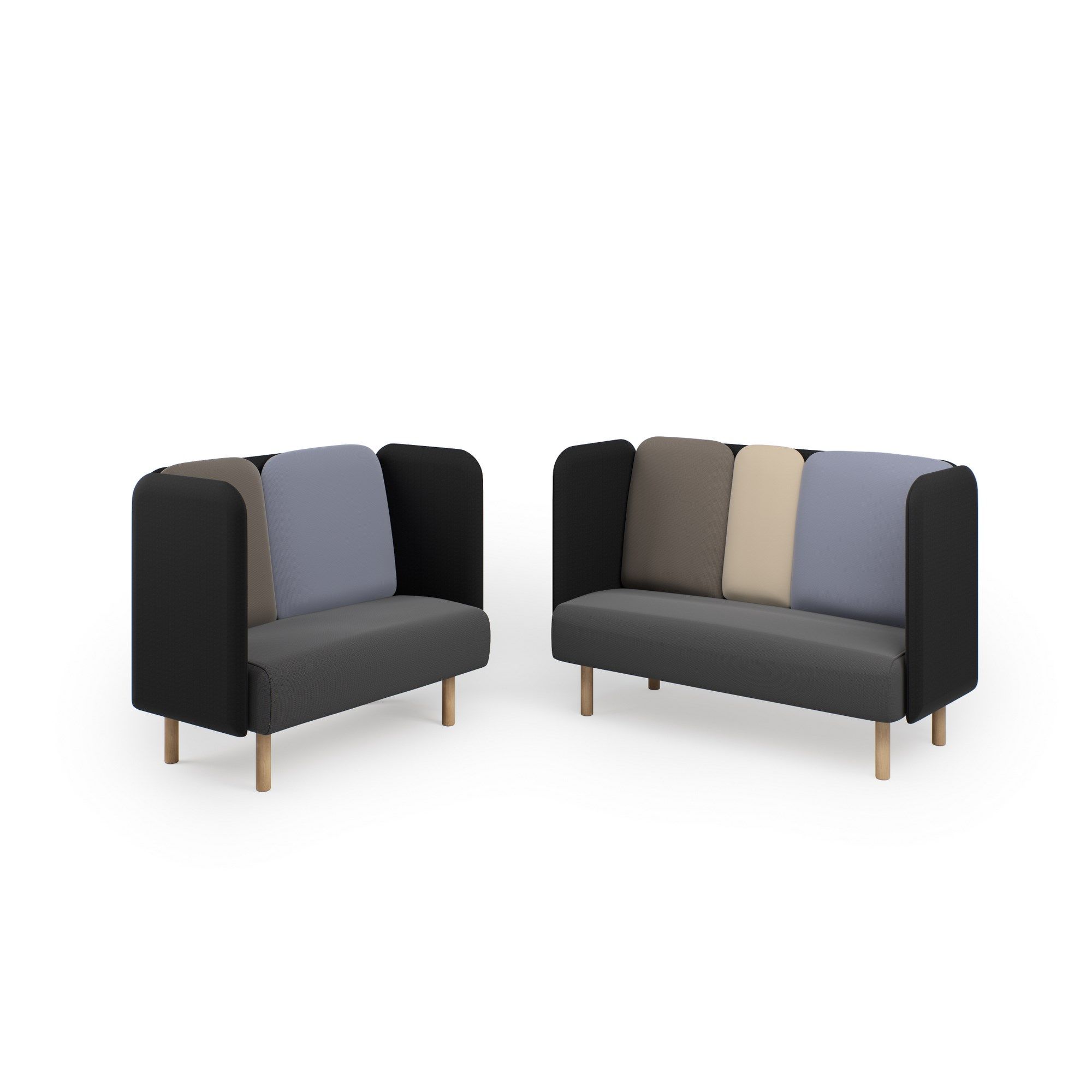 2-местный тканевый диван с огнестойкой обивкой Intuit by Softrend август ARCH-00114520 - Вид №2