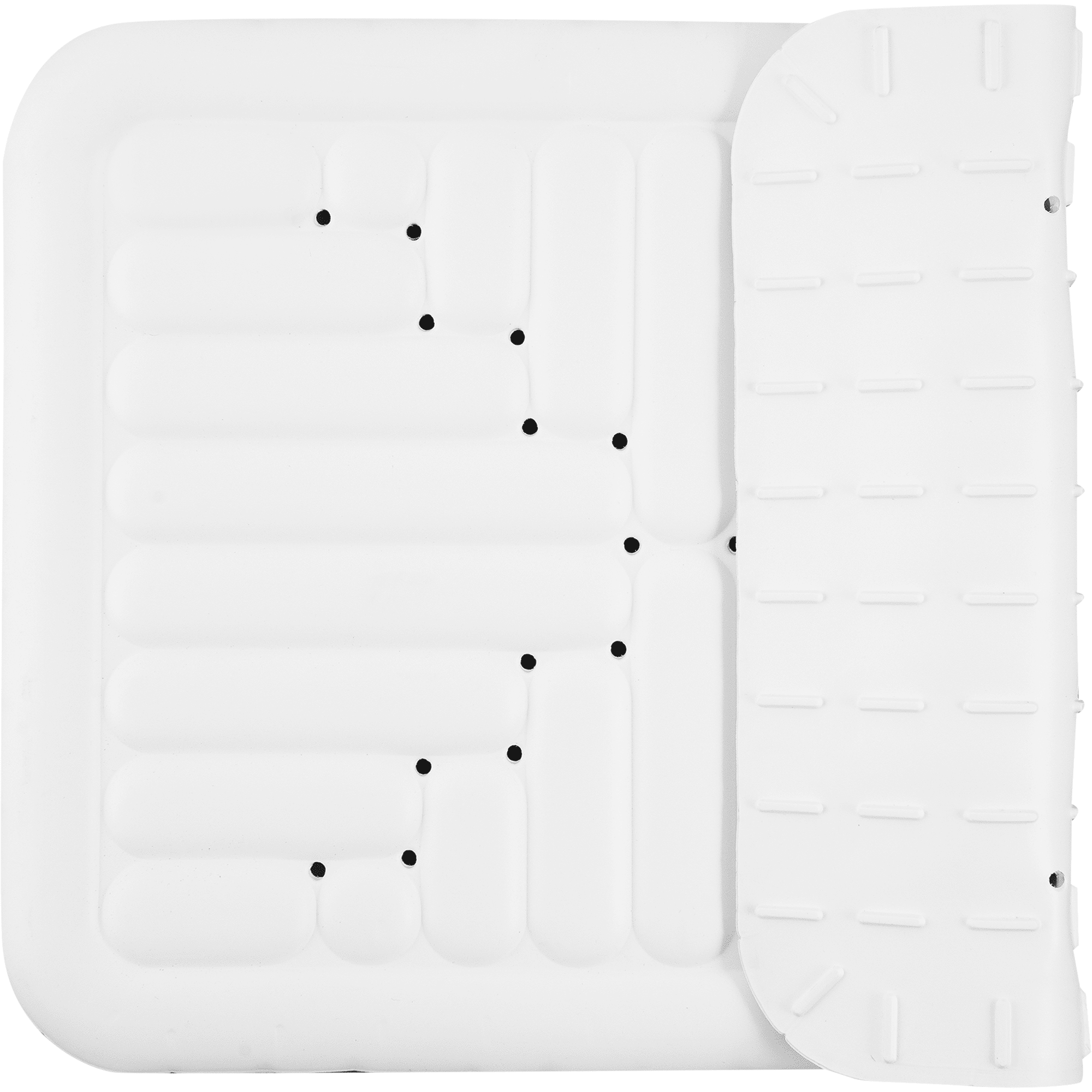 82312240 Коврик для ванной комнаты противоскользящий 52х72 см цвет белый Santreyd  - Вид №1