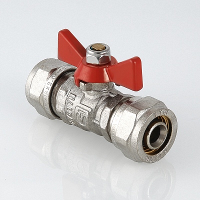 VT.343.N.1616 Кран шаровой с обжимным соединением Valtec 16  - Вид №1