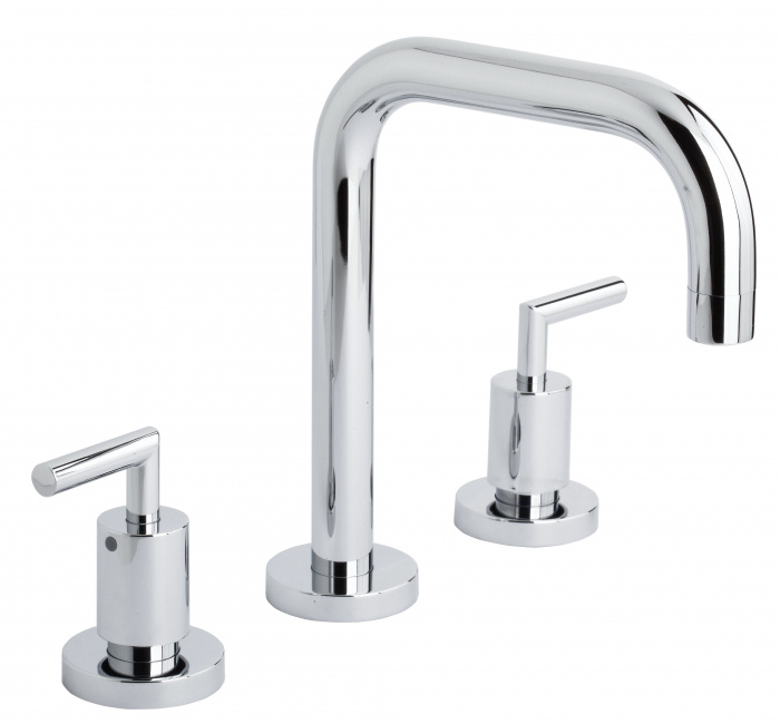 GENEBRE 68120 12 45 66 Смеситель для умывальника широкого применения с прямым изливом  - Вид №1