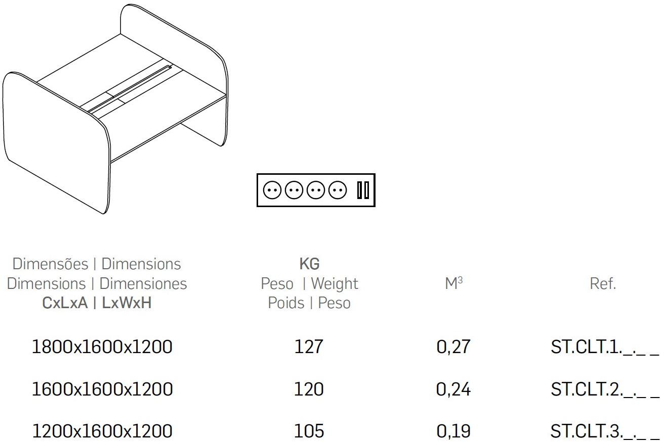 FERCIA Несколько рабочих станций для колл-центров Stone St.clt.1/2/3._._ _ - Вид №3