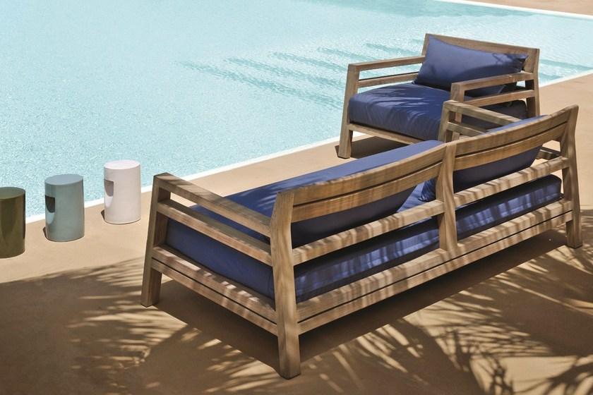 Ethimo Садовое кресло из тика с подлокотниками Costes Copo0100 - Вид №12