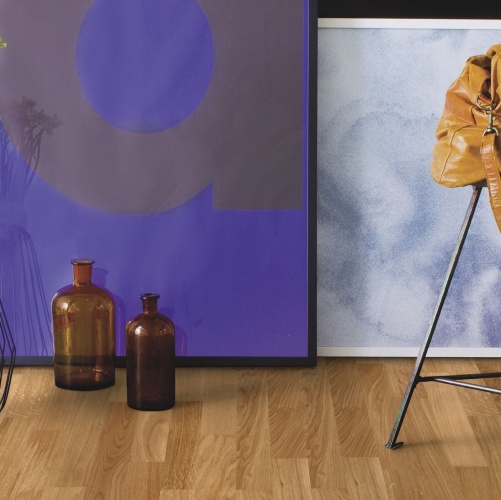 Спортивный паркет Boen Strongline Contract Спортлак Дуб Натур (Гладкая) 2200х139 мм EI37STLD - Вид №4