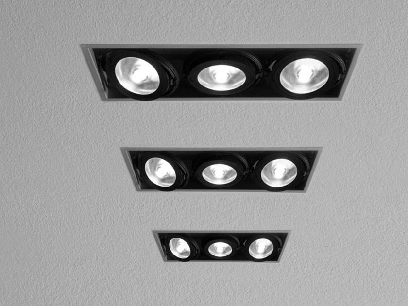 Martinelli Luce Встраиваемый металлический точечный светильник с несколькими регулировками  2860/3/l/1  - Вид №1