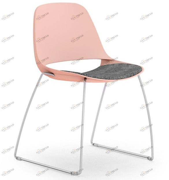 Leyform Санный стул из стали и полипропилена Cosmo 0315w