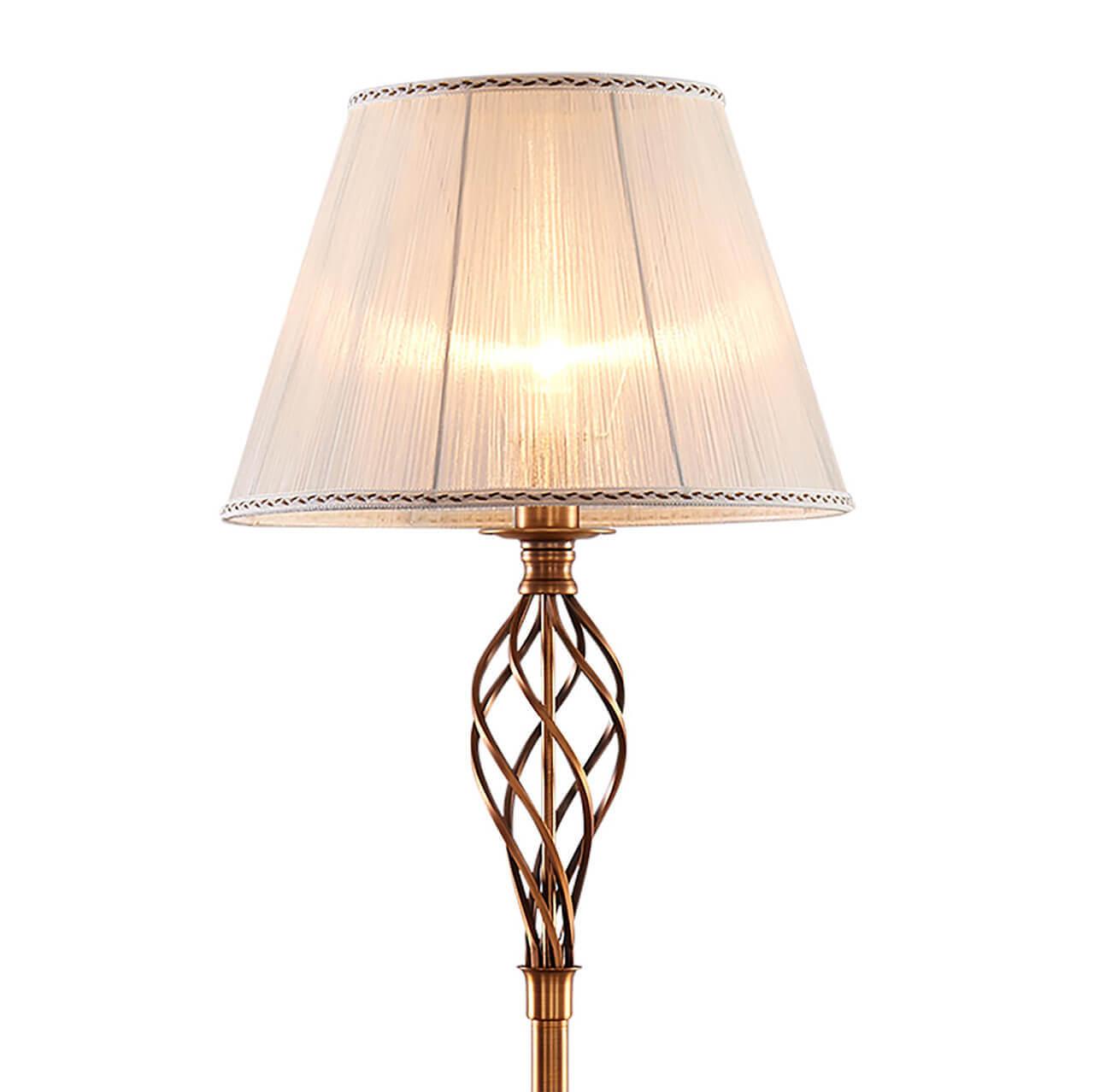 Торшер с абажуром белый "Ровена" CL427911 CITILUX РОВЕНА БРОНЗА 00-3908698 Белый;золото  - Вид №2