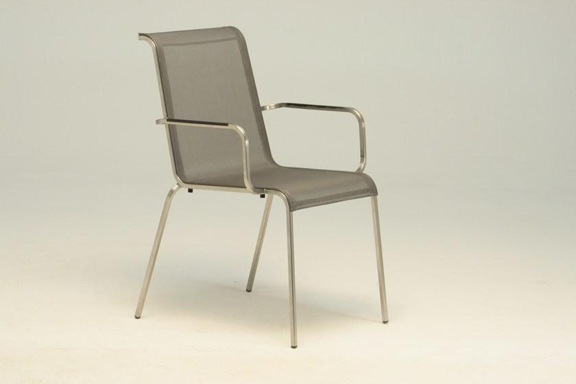 FISCHER MÖBEL Штабелируемый садовый стул с подлокотниками Modena sun-id-1509756 - Вид №6