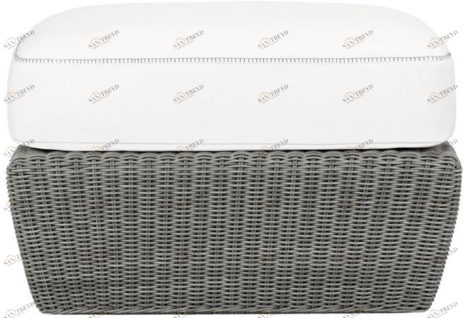 JANUS et Cie Прямоугольный садовый пуф из janusfiber® Rush sun-id-1347259