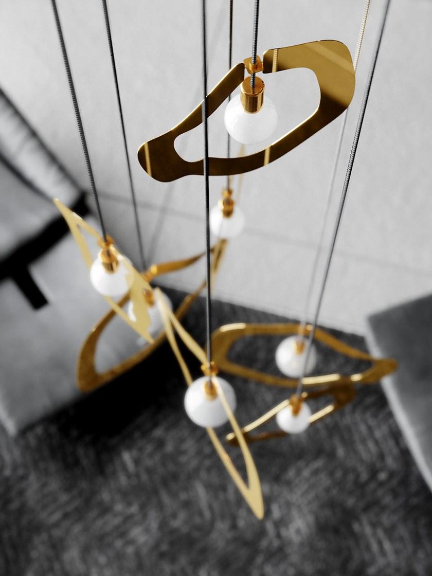 Hind Rabii Металлический светодиодный подвесной светильник Esprit ya-ya sun-id-1356369 - Вид №7