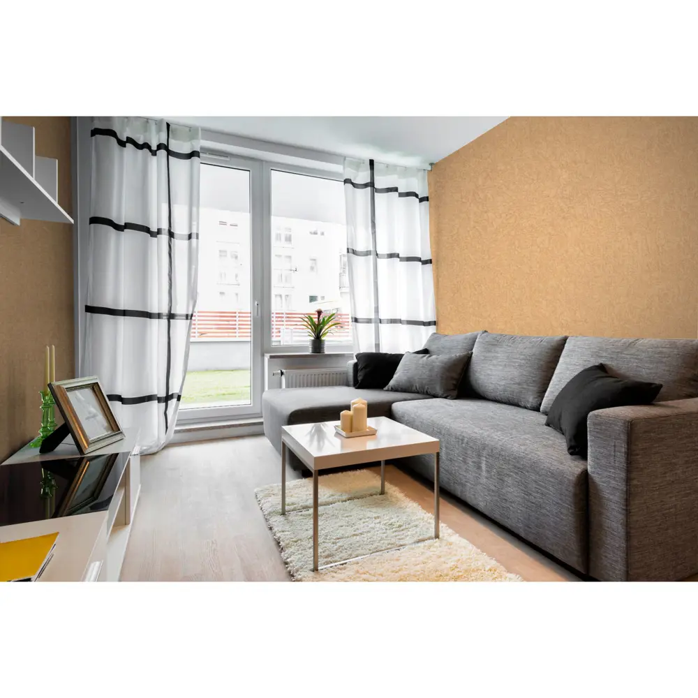 Обои флизелиновые Палитра Relax бежевые 1.06 м 7072-22 13434182 STLM-2186534 - Вид №4