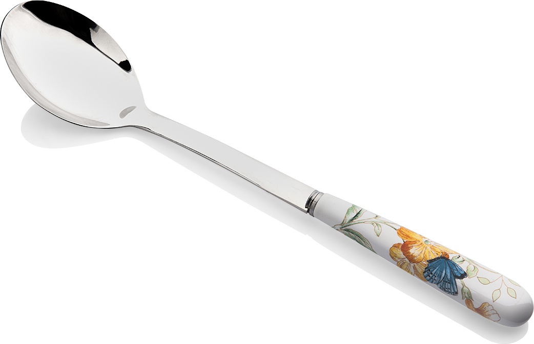 10597444 Lenox Ложка для салата сервировочная 30см "Бабочки на лугу" (выставка) 