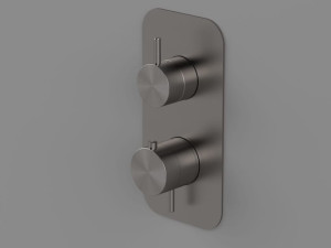 Термостатический смеситель для душа из нержавеющей стали с переключателем