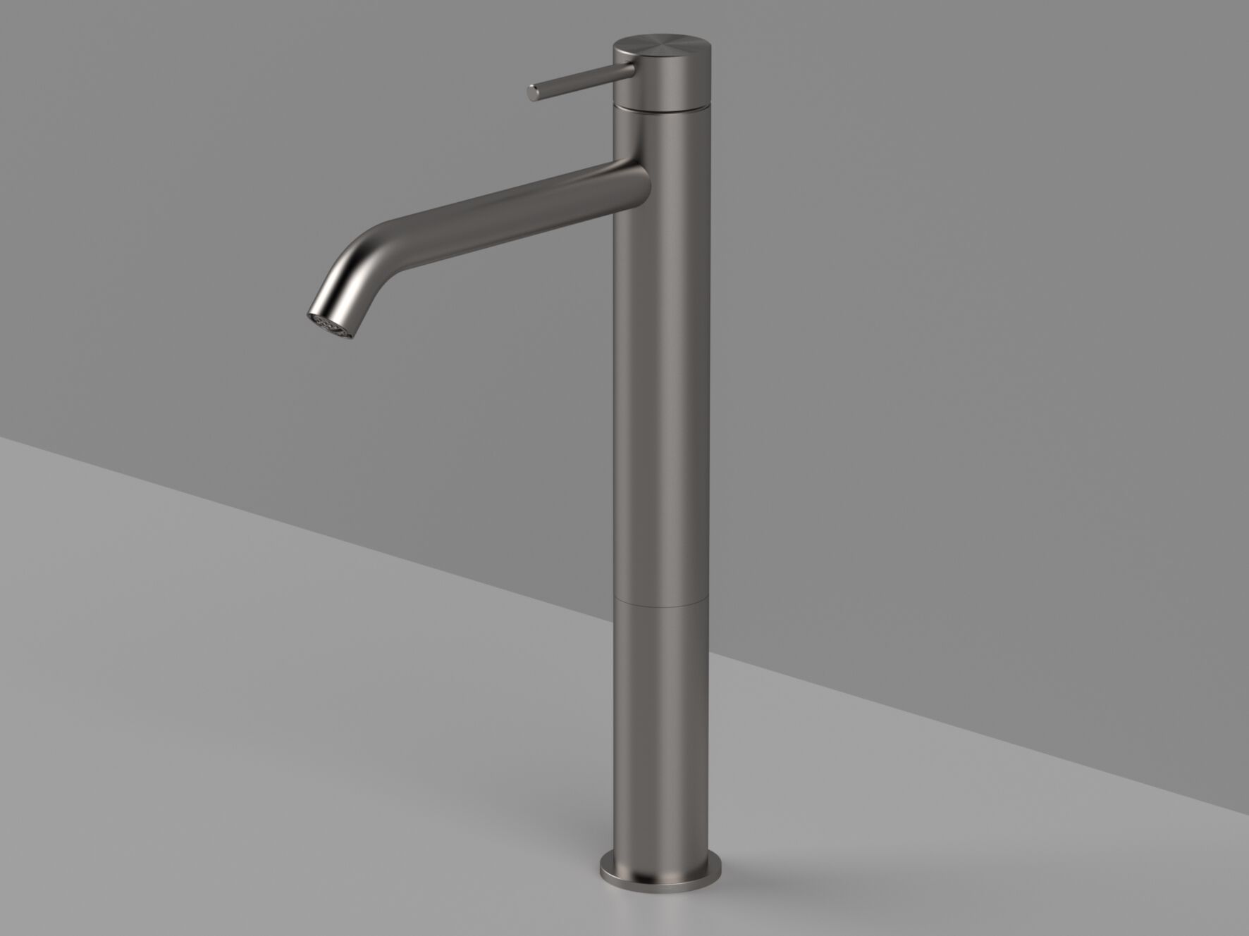 Смеситель для раковины с одной ручкой из нержавеющей стали без слива Radomonte Dex ARCH-00003207