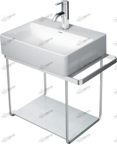 0031101000 DuraSquare Консоль металлическая подвесная **
Хром Хром Duravit