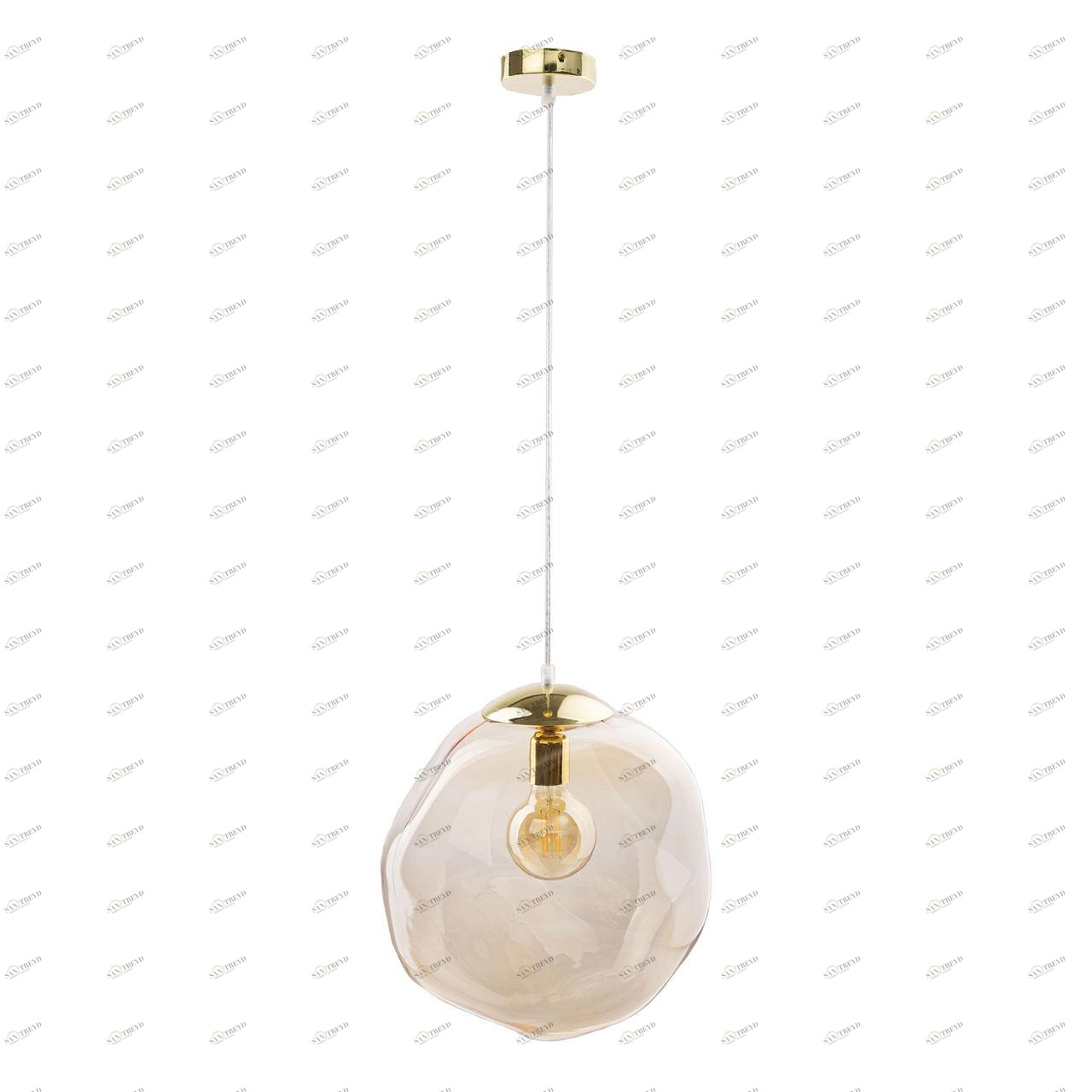 Подвесной светильник круглый янтарный Sol 4261 Sol TK LIGHTING ДИЗАЙНЕРСКИЕ, SOL 00-3890078 Желтый;прозрачный 