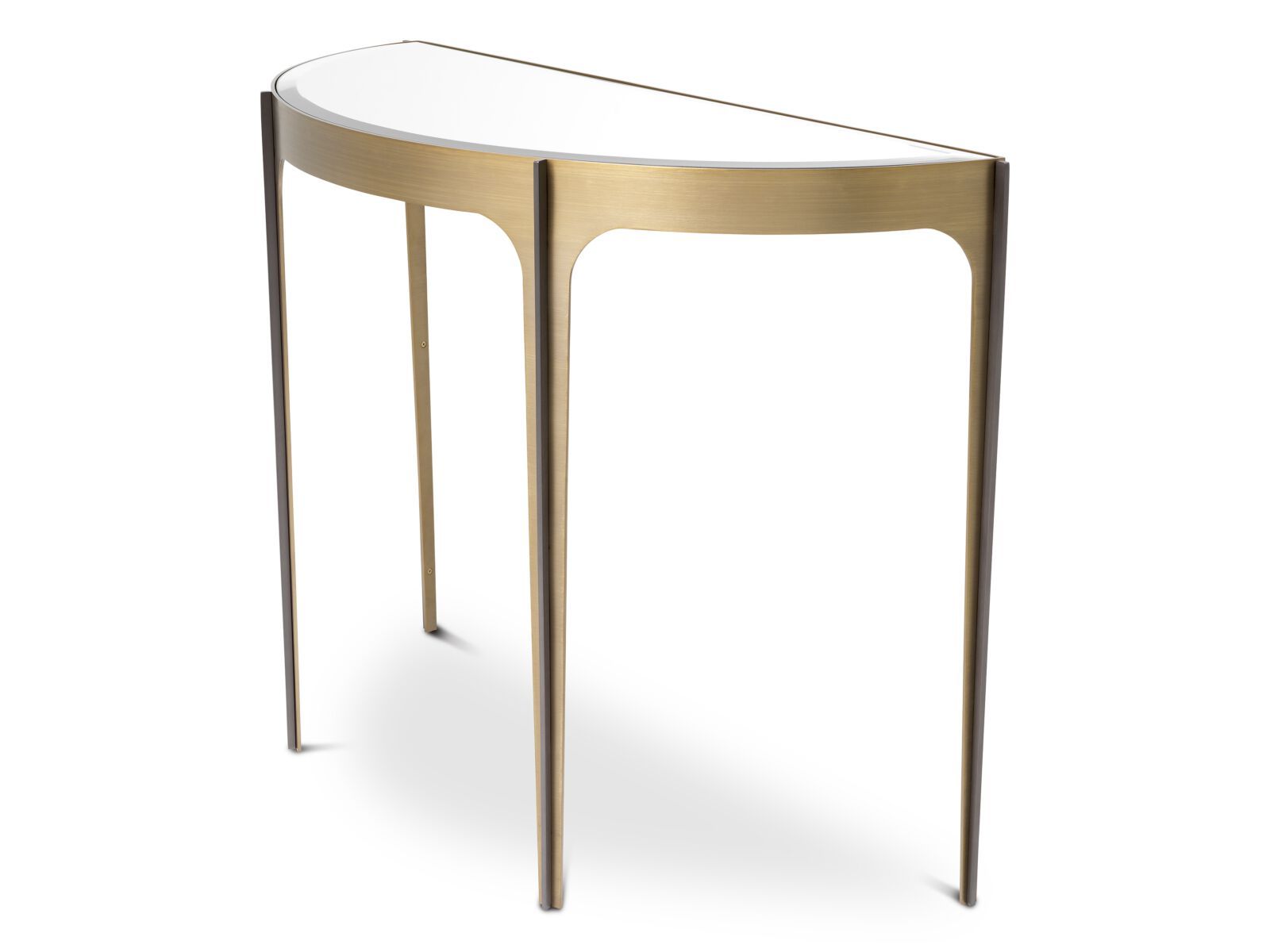 Консоль полумесяца из латуни и стекла Eichholtz Artemisa ARCH-00146212
