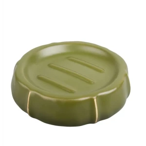 Мыльница Аквалиния Агава керамика цвет зеленый