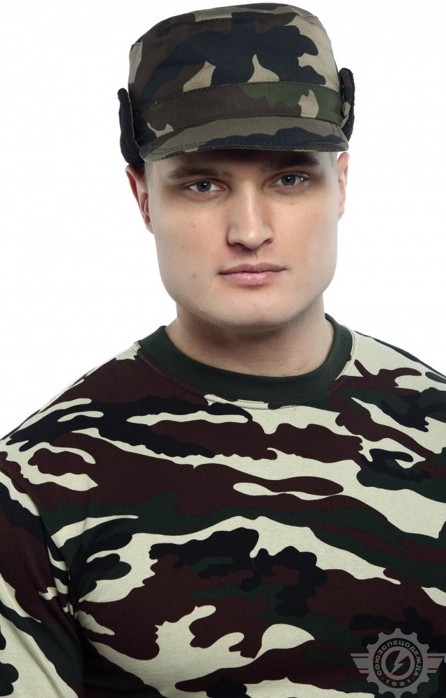 64532 Кепи "Рейнджер" зимняя камуфляж НАТО  Камуфляжная форма  размер 58 Спецодежда  - Вид №5