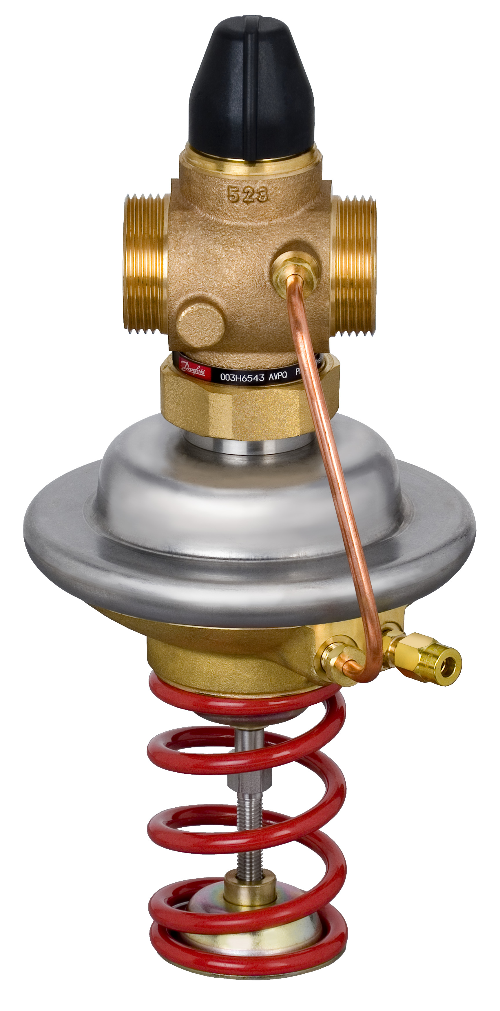 Danfoss Регулятор перепада давления AVPQ для монтажа на обратном трубопроводе РПД AVPQ PN25 15/2,50,2-1,0/0,2/рез./обр 003H6532  - Вид №16