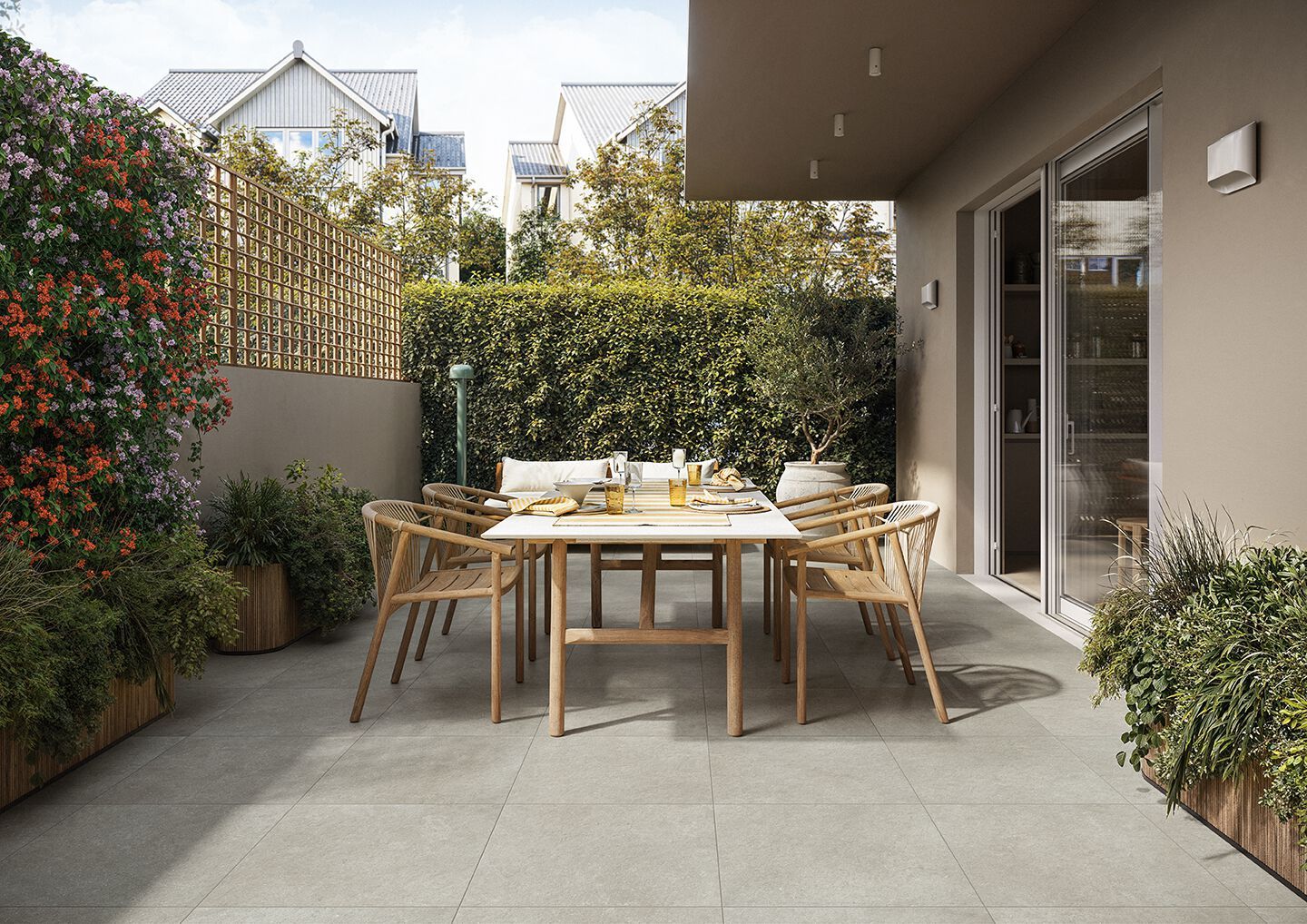 Пол / облицовка керамогранита с эффектом камня Marca Corona Lithora ARCH-00088117 - Вид №1