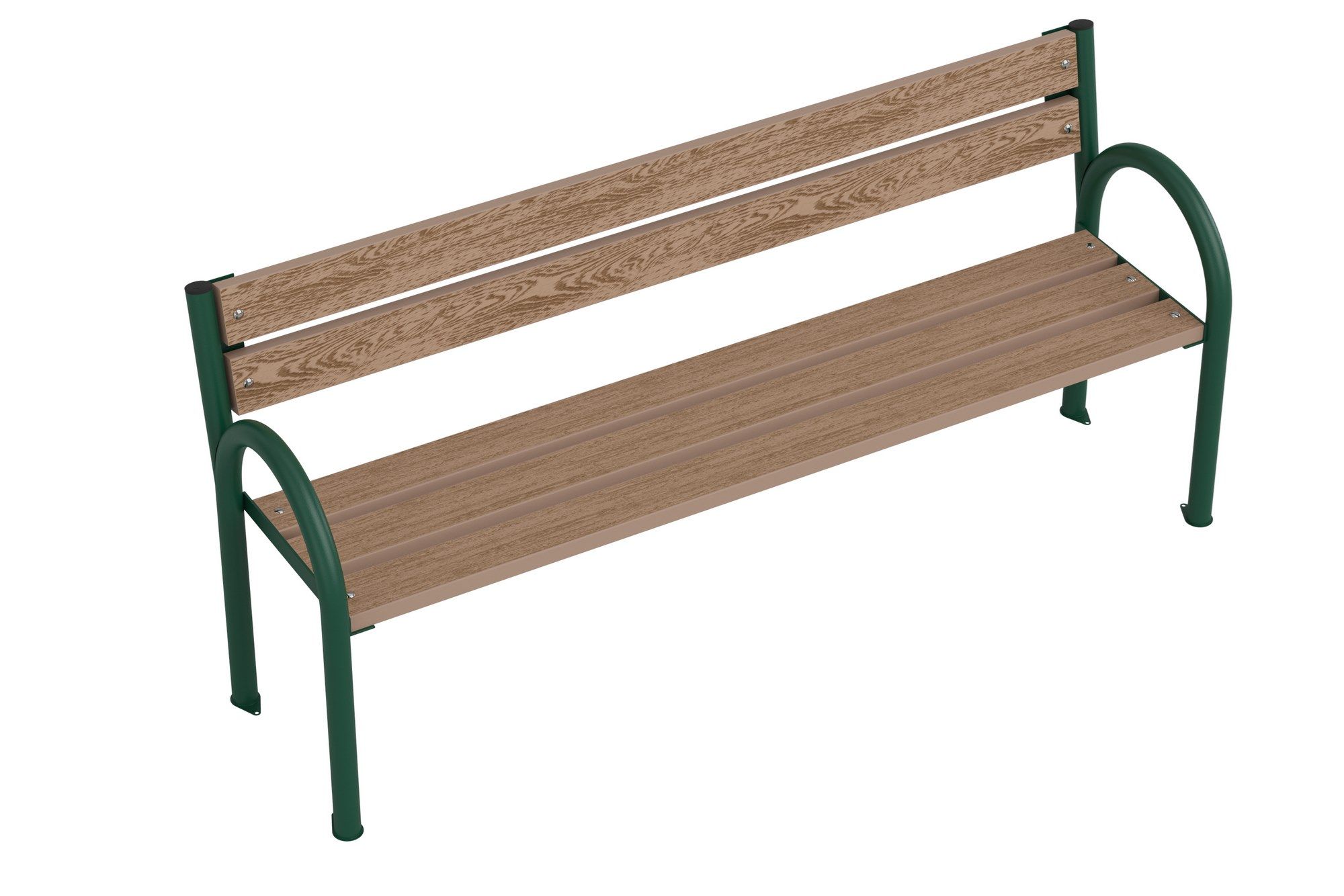 Скамья WPC со спинкой Lazzari Parco ARCH-00041762 - Вид №9