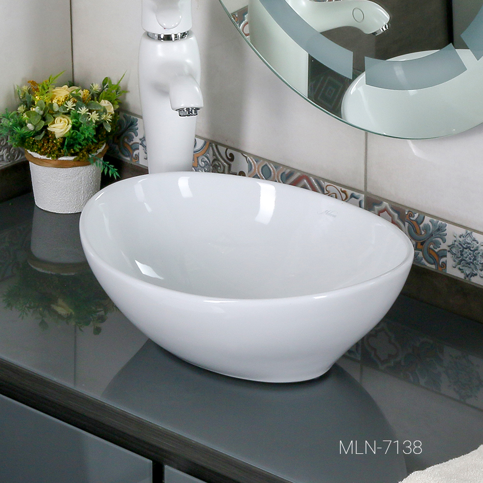 Накладная раковина melana mln-7138 7138-805 - Вид №4