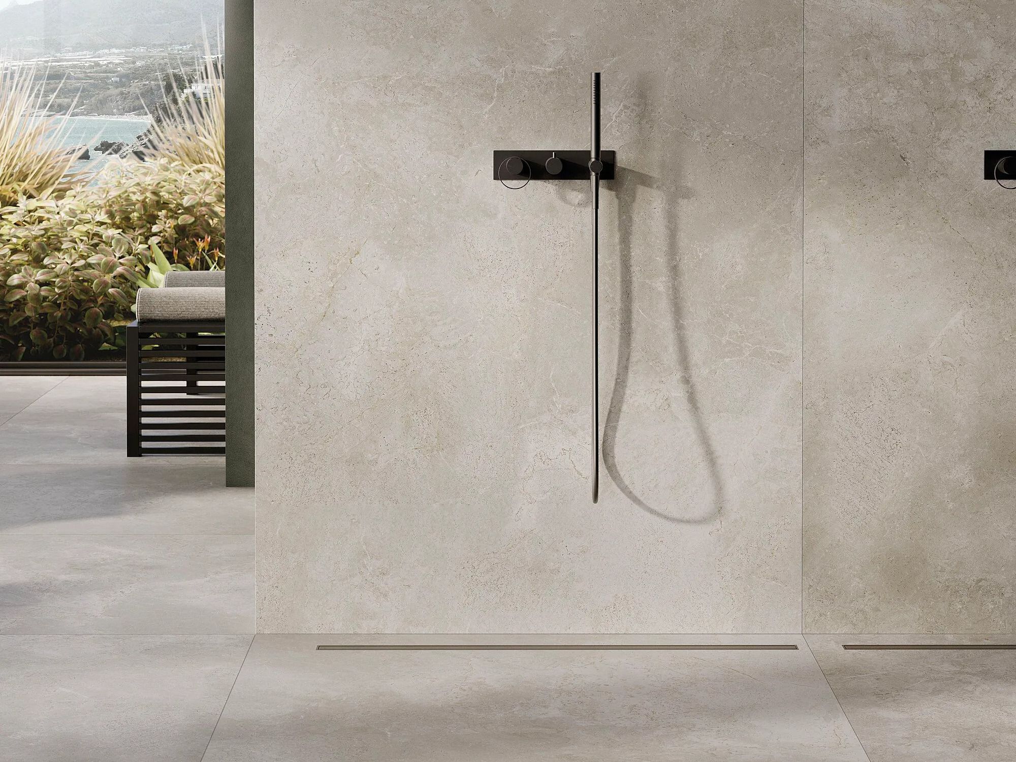 Облицовка керамогранита для интерьера Fiandre Aion Maximum ARCH-00071429