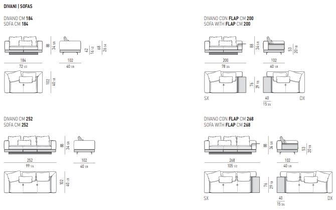 Minotti Модульный тканевый диван Connery sun-id-1465337 - Вид №30