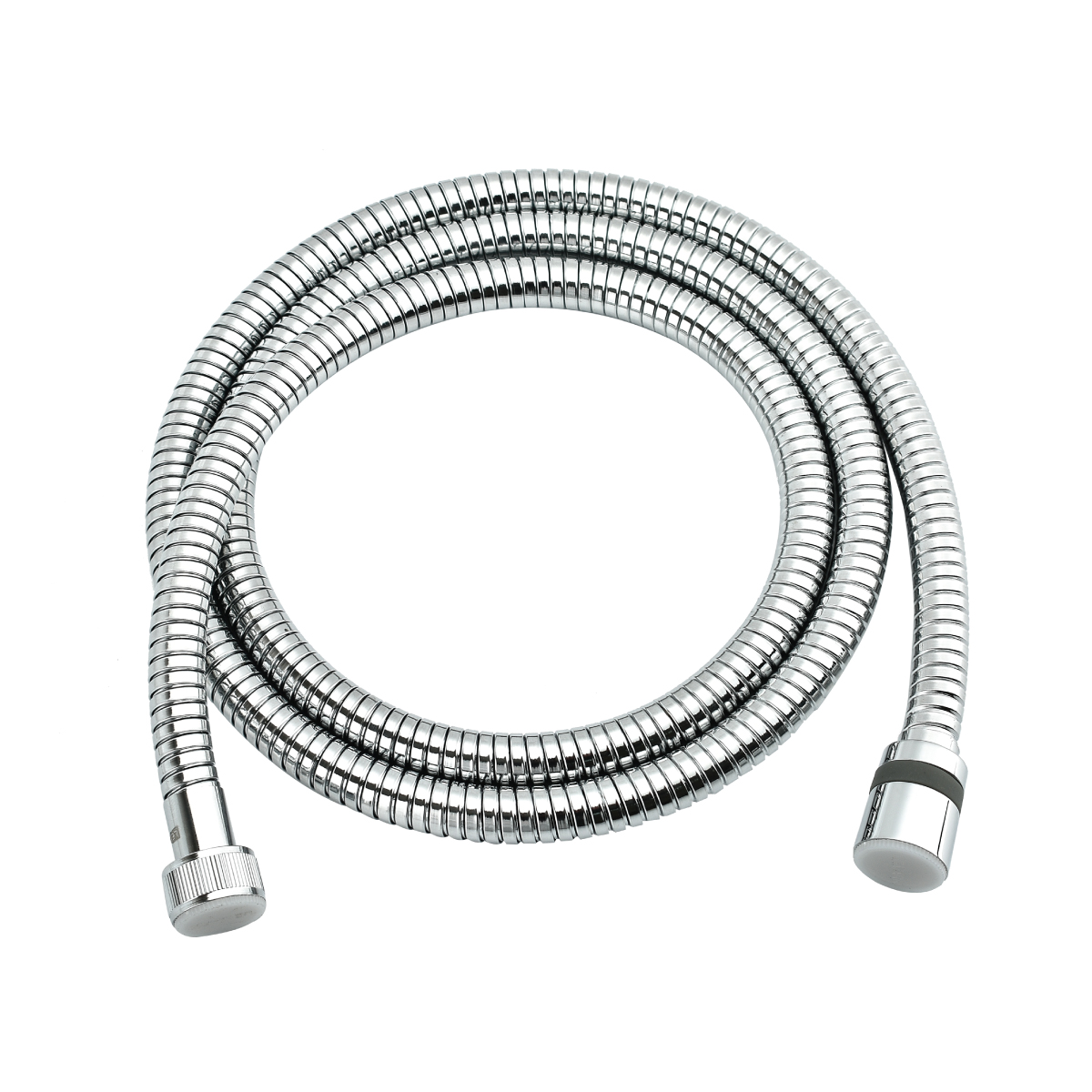 LE8032S Душевой шланг двухзагибный растяжной от 1,5 до 2 м, сталь хромированная, блистер LEMARK  - Вид №1