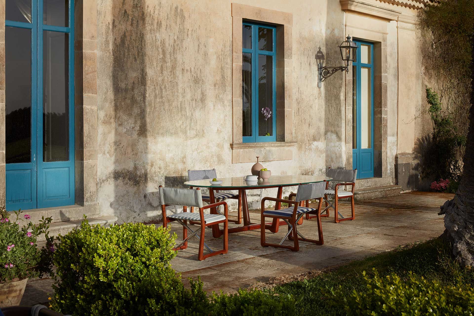 Складной стул директора из красного дерева и ткани Exteta Loro Piana Interiors, Стулья Delight от Exteta ARCH-00018679 - Вид №16