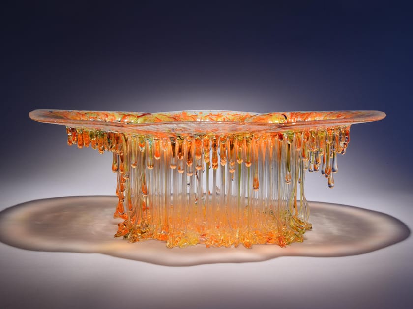 Стеклянная скульптура / центральный элемент Mosche Bianche Fluid Glass ARCH-00135169