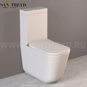511759 Компакт унитаз с бачком Белый Kerasan Tribeca Италия