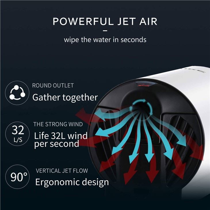 Сушилка для рук из нержавеющей стали AIKE AK2805_593  - Вид №5