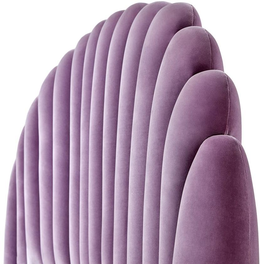 Munna Двуспальная кровать с обивкой из бархата Time sun-id-1453762 - Вид №2