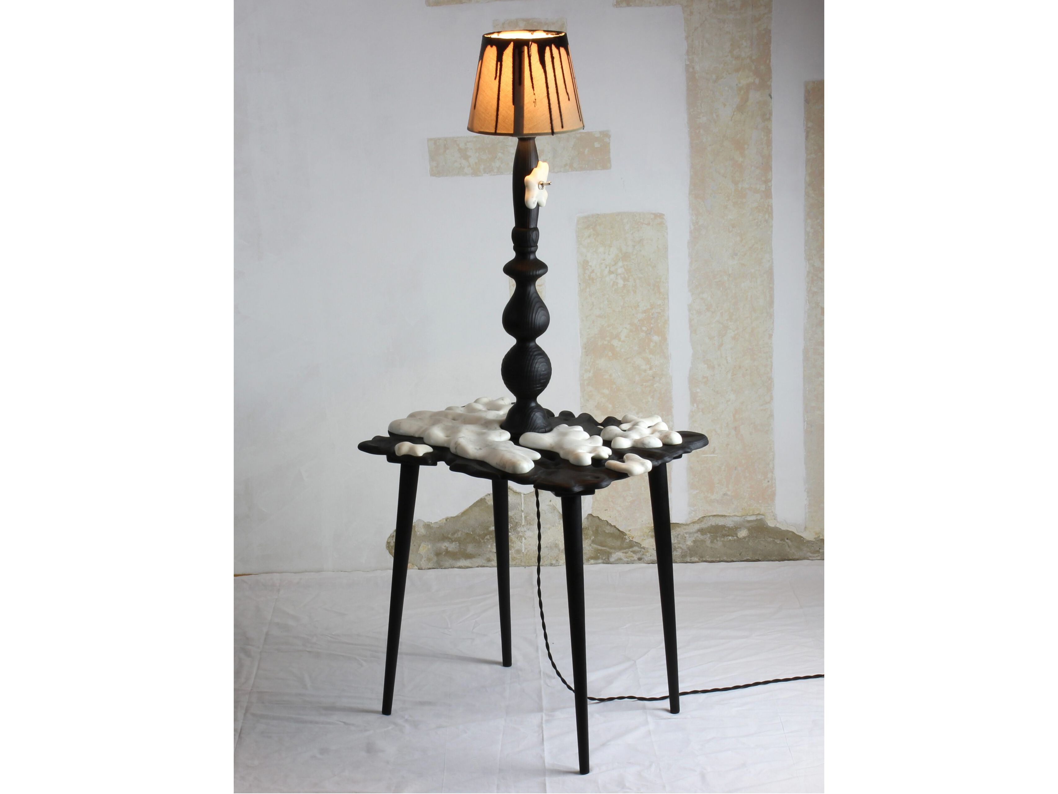 Деревянный торшер LO Contemporary TUNDRA ARCH-00136665